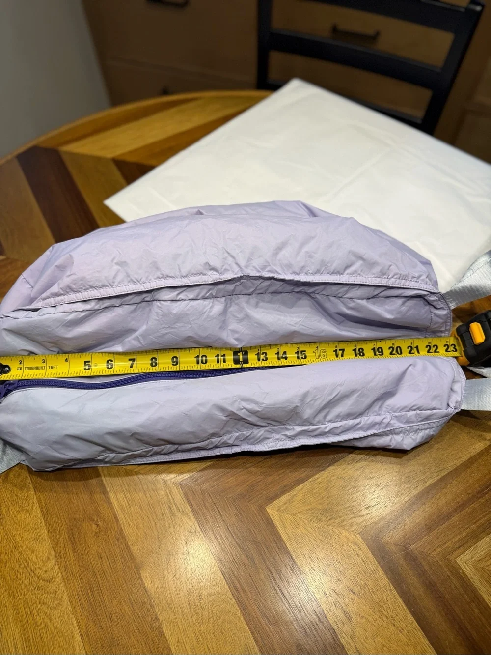 MPG Lavender Duffel Bag with Branded Webbing Strap